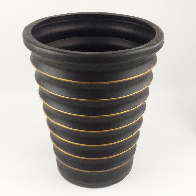 VASO PLASTICO PRETO MED - Ref. 295-D