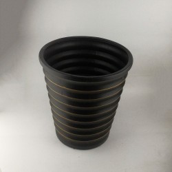 VASO PLASTICO PRETO GRD - Ref. 295-G