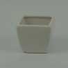 VASO PORCELANA QUADRADO MED BRANCO 291-134 - Ref. 229W