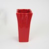 VASO PORCELANA QUAD BOCA LARGA VERMELHO - Ref. 3218R