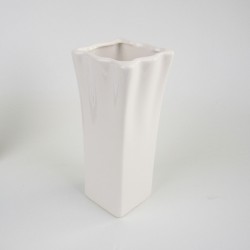 VASO PORCELANA QUAD BOCA LARGA BRANCO - Ref. 3218W