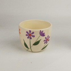 XICARA PORCELANA FLORES 1553 - Ref. RF1553