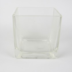 VASO VIDRO CUBO 12X12 -...