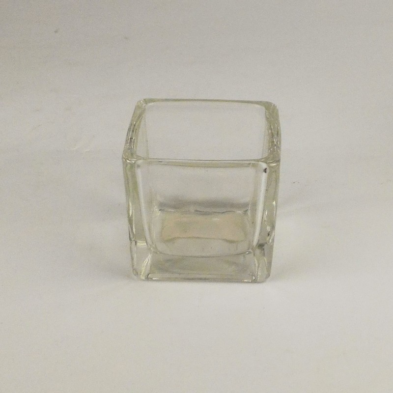 VASO VIDRO 5X5 CUBO - Ref. 5X5FG