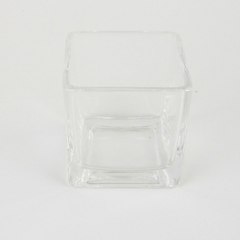 VASO VIDRO 6X6 CUBO B10688 - Ref. 6X6FG