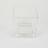 VASO VIDRO 6X6 CUBO B10688 - Ref. 6X6FG