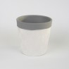 VASO PORC. RED. RETO MED C/ ESTAMPA GEOMETRICO - Ref. 6029-2