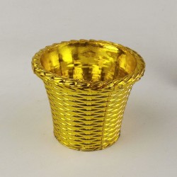 VASO PLASTICO DOURADO P -...