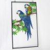 QUADRO FERRO PAPAGAIO AZUL - Ref. MF31186